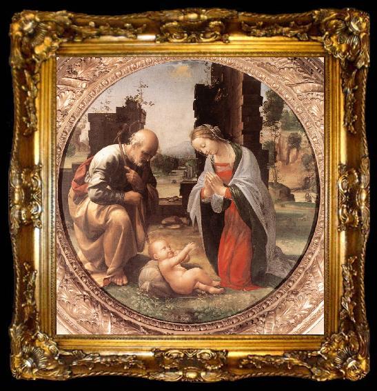framed  BARTOLOMEO, Fra The Adoration of the Christ Child nn, ta009-2